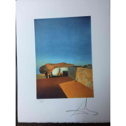 Salvador Dalí Litografía off set 50x65 cm certificado