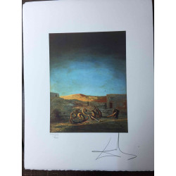 Salvador Dali Litografia off set cm 50x65   certificata