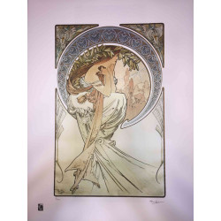 Set de litografía Alphonse Mucha 50x70 cm