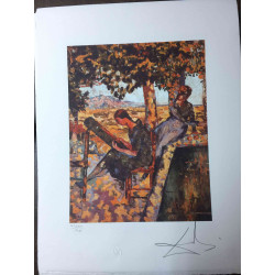 Salvador Dali Lithographie Offset 50x65 cm zertifiziert