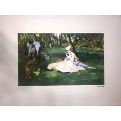 Claude Monet litho off set 50x70 cm