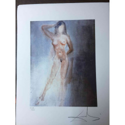 Salvador Dalí Litografía off set 50x65 cm certificado