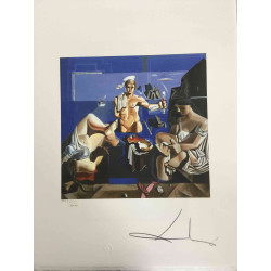 Salvador Dali Litografia off set cm 50x65   certificata