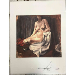 Offset litograficzny Salvadora Dali z certyfikatem 50x65 cm