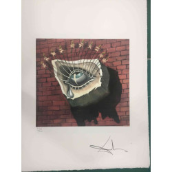 Salvador Dali Lithographie hors set 50x65 cm certifiée