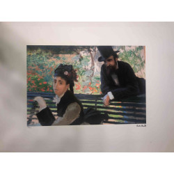 Claude Monet litho off set 50x70 cm