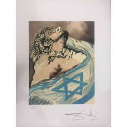 Salvador Dali Litografia off set cm 50x65   certificata