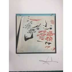 Litografia Salvador Dali off set 50x65 cm certificada