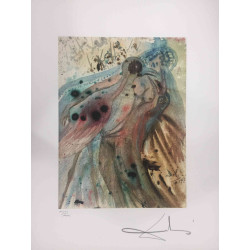 Salvador Dali Litografia off set cm 50x65   certificata