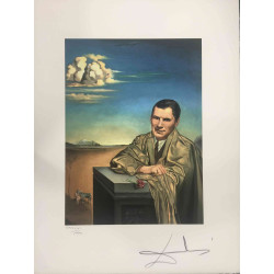 Salvador Dali Litografia off set cm 50x65   certificata