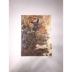Claude Monet litho off set 50x70 cm