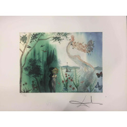 Litografia Salvador Dali off set 50x65 cm certificada