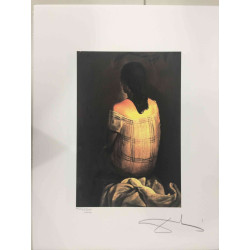 Litografía Salvador Dali off set 50x65 cm certificada