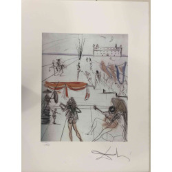 Setul de litografie Salvador Dali 50x65 cm certificat