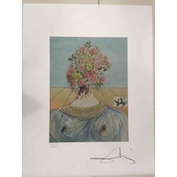 Litografía Salvador Dali off set 50x65 cm certificada
