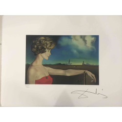 Salvador Dalí Litografía off set 50x65 cm certificado