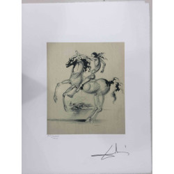 Salvador Dali Lithographie Offset 50x65 cm zertifiziert