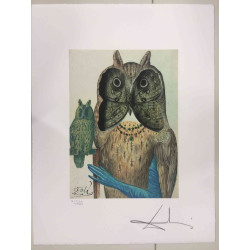 Offset litograficzny Salvadora Dali z certyfikatem 50x65 cm