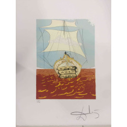 Litografická súprava Salvador Dali certifikovaná 50x65 cm