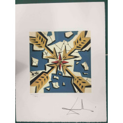 Litografia Salvador Dali off set 50x65 cm certificada