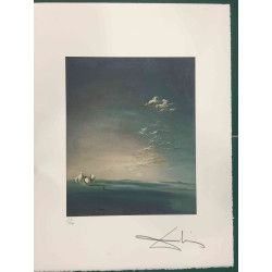 Salvador Dali Litografia off set cm 50x65   certificata