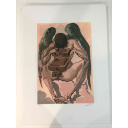 Salvador Dalí Litografía off set 50x70 cm certificado