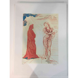 Salvador Dali Lithographie Offset 50x70 cm zertifiziert