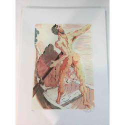 Salvador Dali Lithographie Offset 50x70 cm zertifiziert