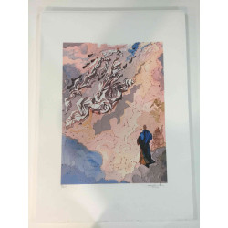 Salvador Dali Lithographie Offset 50x70 cm zertifiziert