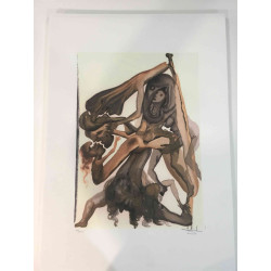 Salvador Dali Lithografie off set 50x70 cm gecertificeerd