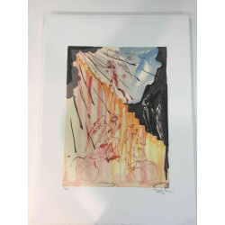 Salvador Dali Lithographie Offset 50x70 cm zertifiziert