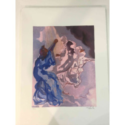 Salvador Dali Lithographie Offset 50x70 cm zertifiziert