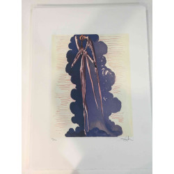Salvador Dali Lithographie Offset 50x70 cm zertifiziert