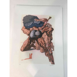Salvador Dali Lithographie Offset 50x70 cm zertifiziert
