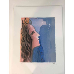 Salvador Dali Lithographie Offset 50x70 cm zertifiziert