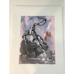 Salvador Dali Lithographie Offset 50x70 cm zertifiziert
