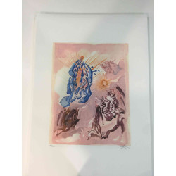 Salvador Dali Lithographie Offset 50x70 cm zertifiziert