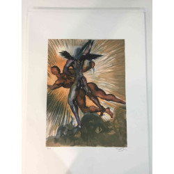 Salvador Dali Lithographie Offset 50x70 cm zertifiziert