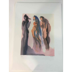 Salvador Dali Lithographie Offset 50x70 cm zertifiziert
