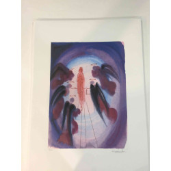 Salvador Dali Lithographie Offset 50x70 cm zertifiziert