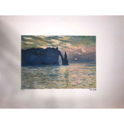 Claude Monet litho off set 50x70 cm