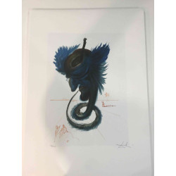 Salvador Dali Lithographie Offset 50x70 cm zertifiziert