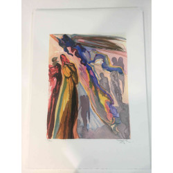 Salvador Dali Lithographie Offset 50x70 cm zertifiziert