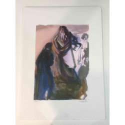 Salvador Dali Lithographie Offset 50x70 cm zertifiziert