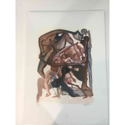 Salvador Dali Lithographie Offset 50x70 cm zertifiziert