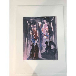 Salvador Dali Lithographie Offset 50x70 cm zertifiziert