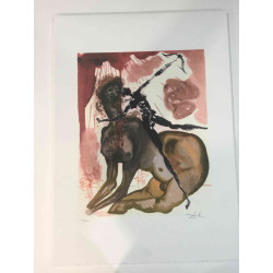 Salvador Dali Lithographie Offset 50x70 cm zertifiziert