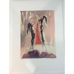 Salvador Dali Lithographie Offset 50x70 cm zertifiziert