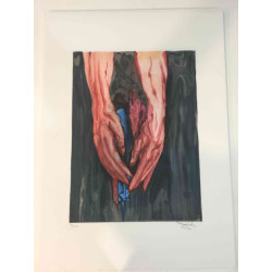 Salvador Dali Lithographie Offset 50x70 cm zertifiziert