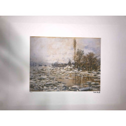Claude Monet litho off set 50x70 cm